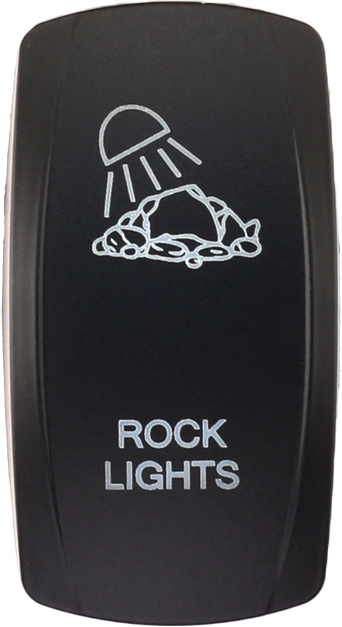 Dash Switch Rocker Face Rock Lights