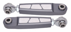 Front Sway Bar Links Adjustable Grey Pol