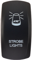 Dash Switch Rocker Face Strobe Light