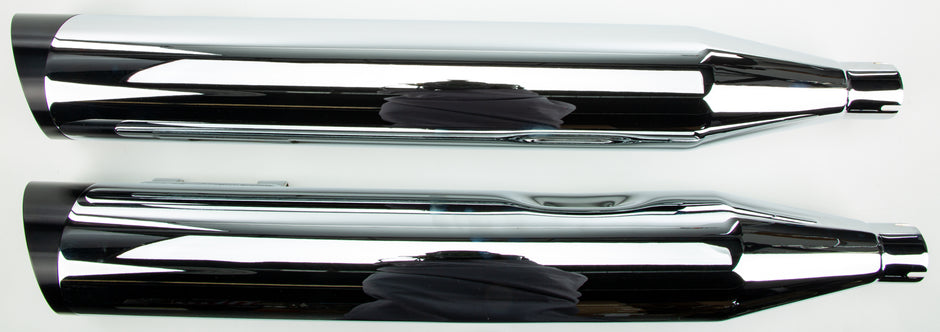 Comp S Slip On Tc Flh/Flt Chrome W/Black Slash Endcap