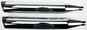Comp S Slip On Tc Flh/Flt Chrome W/Black Slash Endcap