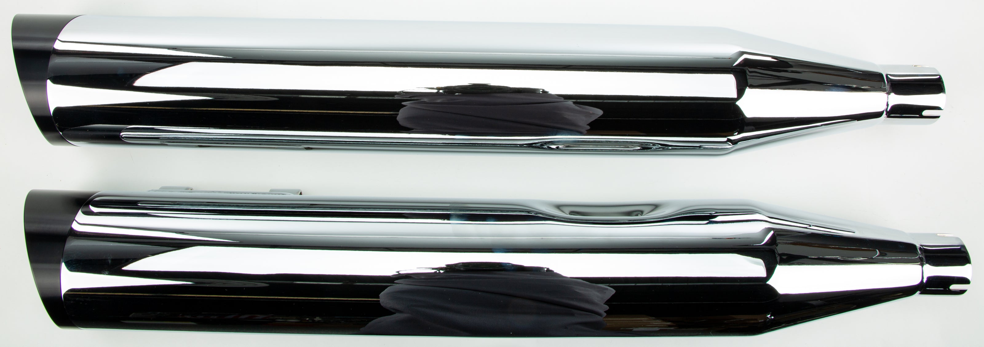 Comp S Slip On Tc Flh/Flt Chrome W/Black Slash Endcap