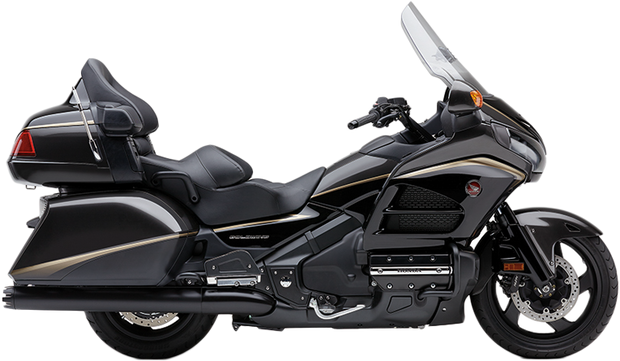 4" Slip On Dual Cut Tips Chr Hon Gl1800/F6b