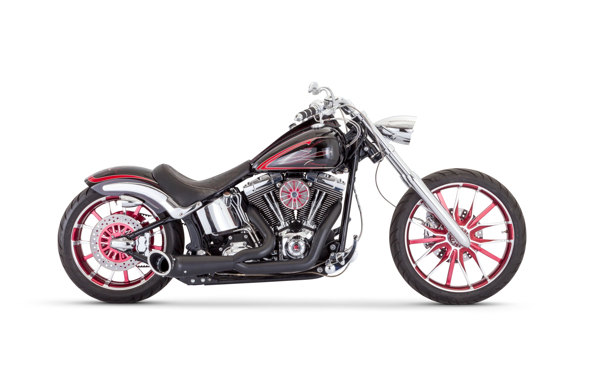 Turnout 2 1 Black W/Black Tip `86 17 Softail