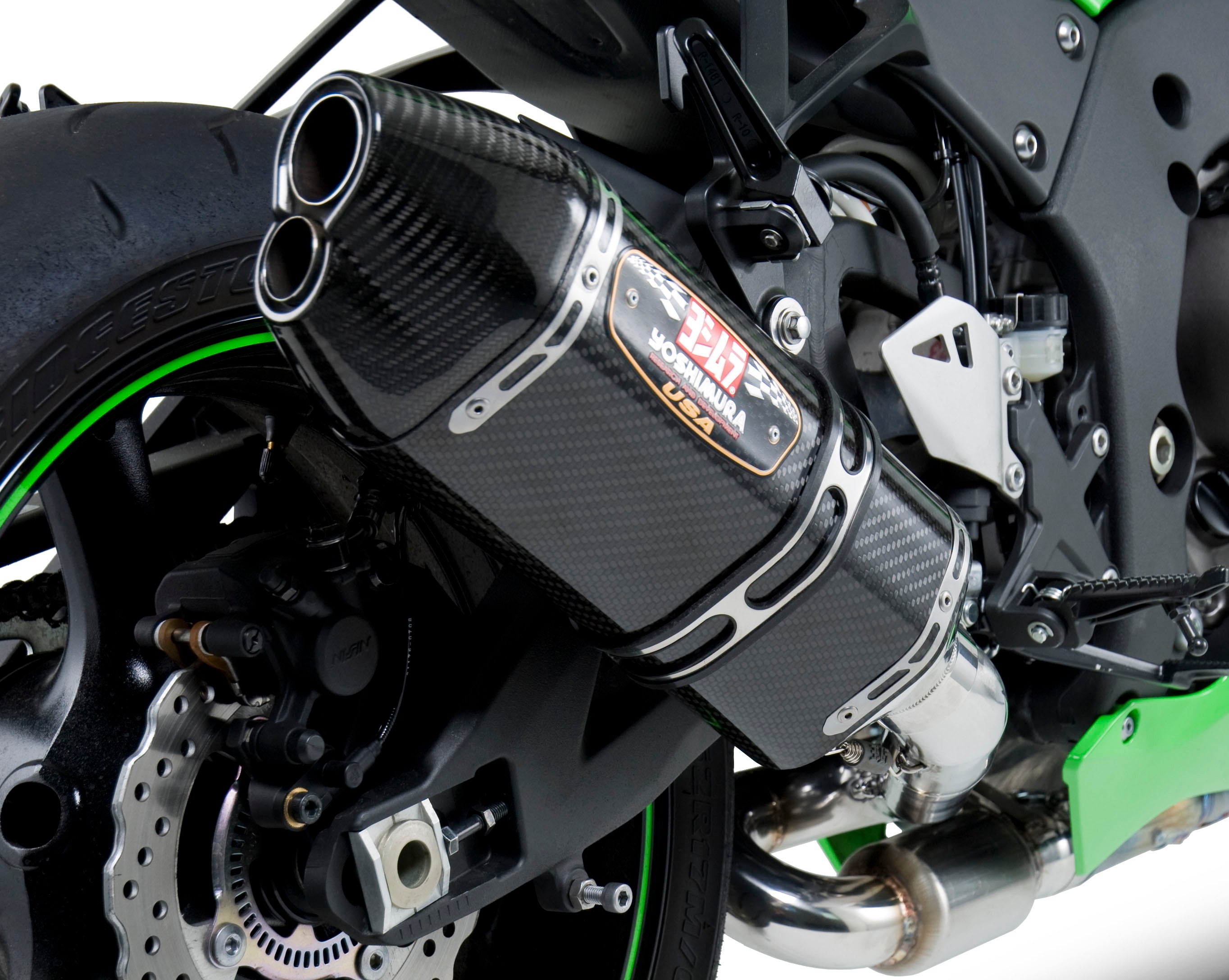 Exhaust Race R 77d 3qtr Slip On Ss Cf Cf
