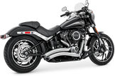 Sharp Curve Radius Chrome W/Chrome Tip M8 Softail