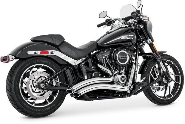 Sharp Curve Radius Chrome W/Chrome Tip M8 Softail
