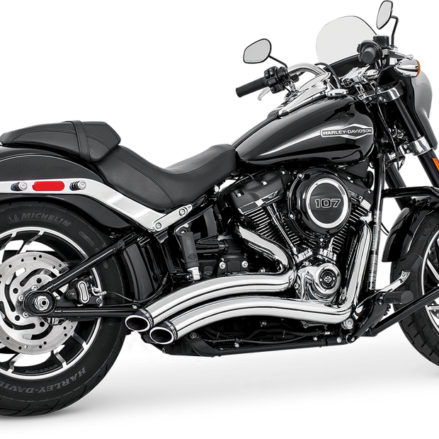 Sharp Curve Radius Chrome W/Chrome Tip M8 Softail