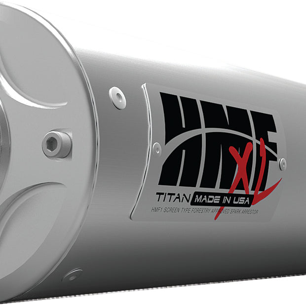 Titan Xl Exhaust Slip On Stainless Steel Side Mount