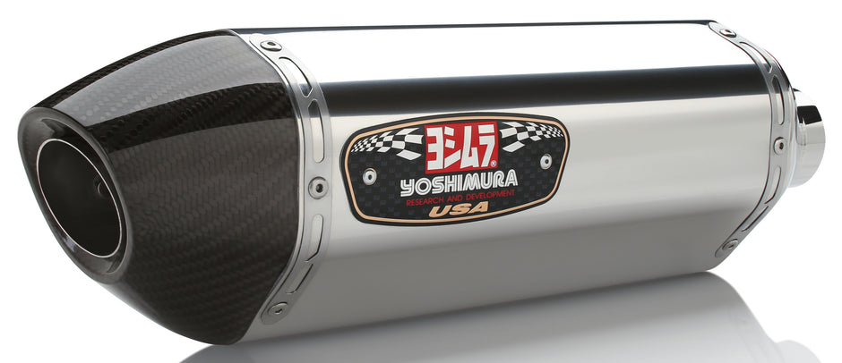 Street Dual R 77 Slip On Exhaust Ss Ss Cf