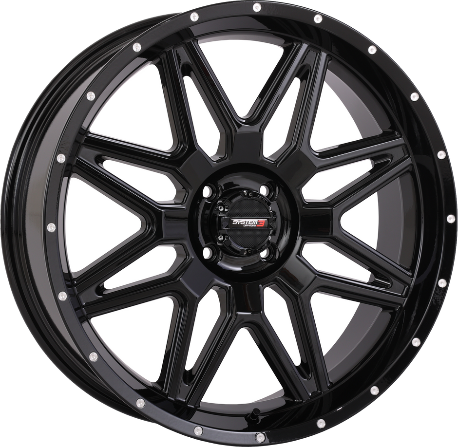 St7 Wheel 20x7 4+3 (+10mm) 4/110 Gloss Black
