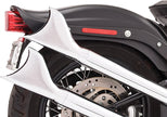 Upsweep W/Fishtails Chrome M8 Softail