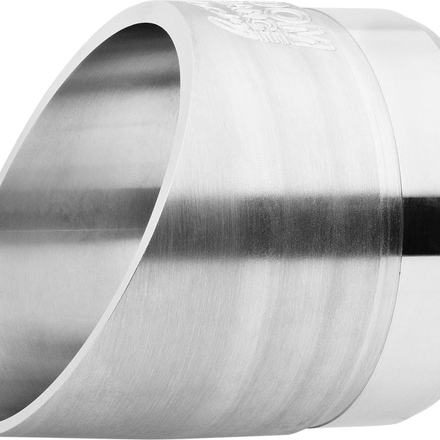 End Cap 4" Chrome Rolled Edge