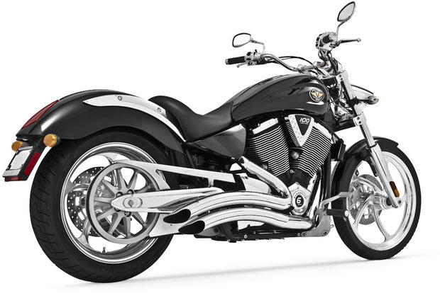 Racing True Duals 4" Chrome W/Chrome Tips