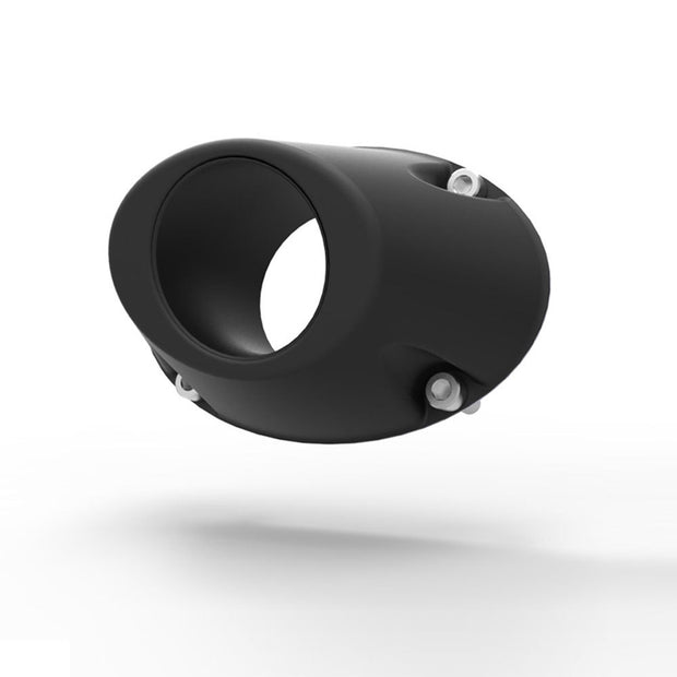 Hmf Elliptical Horz End Cap Black