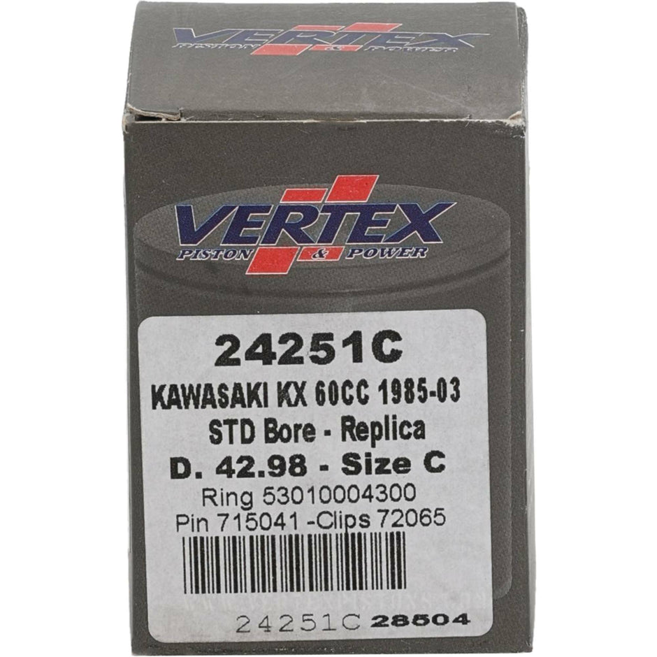 Piston Kit Cast 42.98/Std Kaw/Suz
