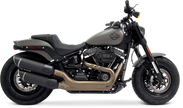 `18 Up Fatbob Slip Ons Black W/Black Tips