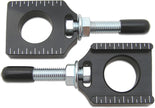 Chain Adjuster Blocks Black Husq/Ktm