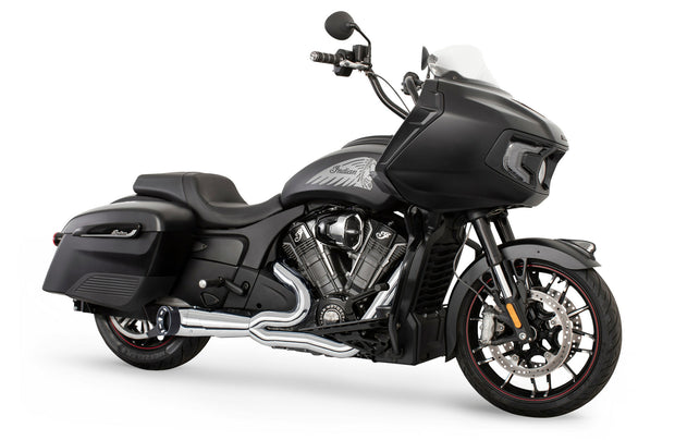 2 1 Turnout Straight Chrome W/Blk Tip `20 Up Challenger