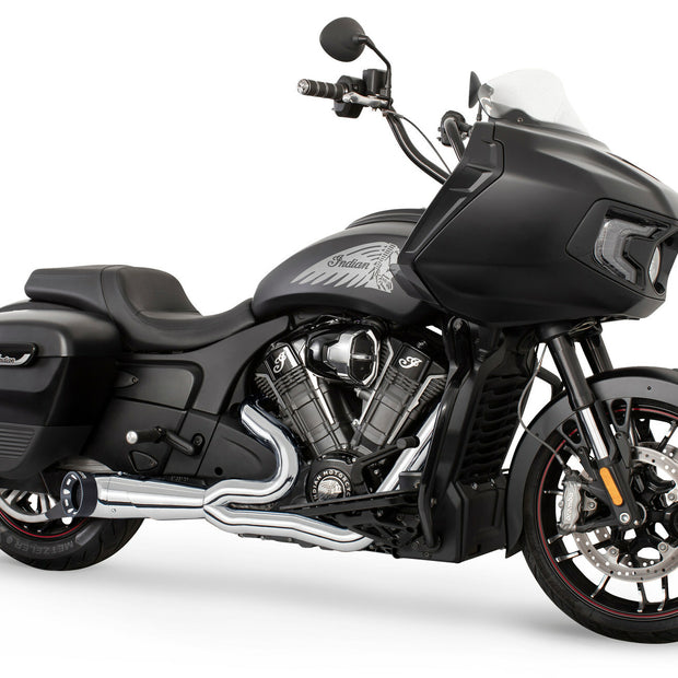 2 1 Turnout Straight Chrome W/Blk Tip `20 Up Challenger