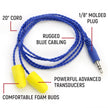 AlphaBud Foam Earbud Speakers - Mono and Stereo Mono