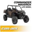 Can-Am Commander and Late Model Maverick Complete Communication Kit with Bluetooth Intercom and 2-Way Radio - Glove Box Mount 696 PLUS / G1 GMRS