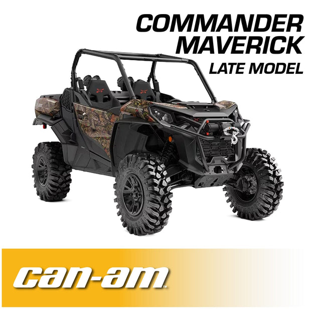 Can-Am Commander and Late Model Maverick Complete Communication Kit with Bluetooth Intercom and 2-Way Radio - Glove Box Mount 696 PLUS / G1 GMRS