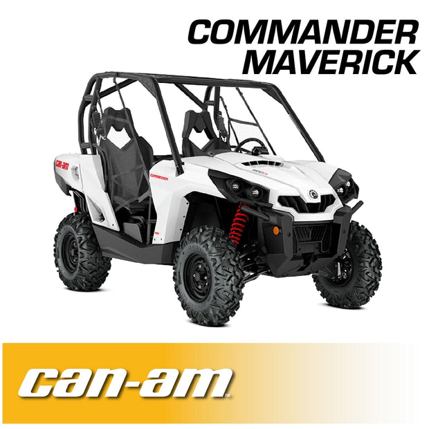 Can-Am Commander and Maverick Complete Communication Kit with Bluetooth Intercom and 2-Way Radio - Dash Mount 696 PLUS / M1 VHF Business Band