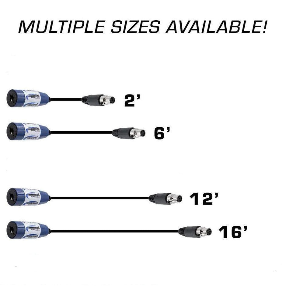 OFFROAD Straight Cable to Intercom (Select Length) 6  Feet