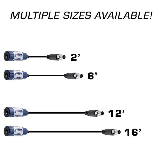 OFFROAD Straight Cable to Intercom (Select Length) 6  Feet