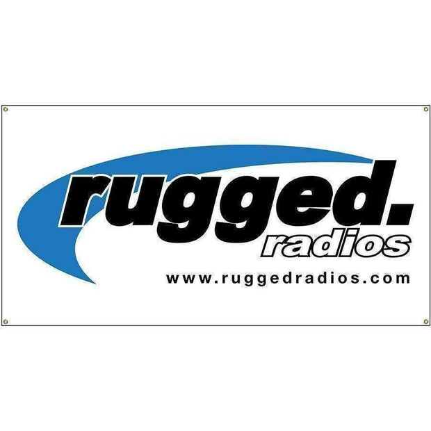 Rugged Radios Race Banners - Available In Different Sizes 2  x 4  Banner