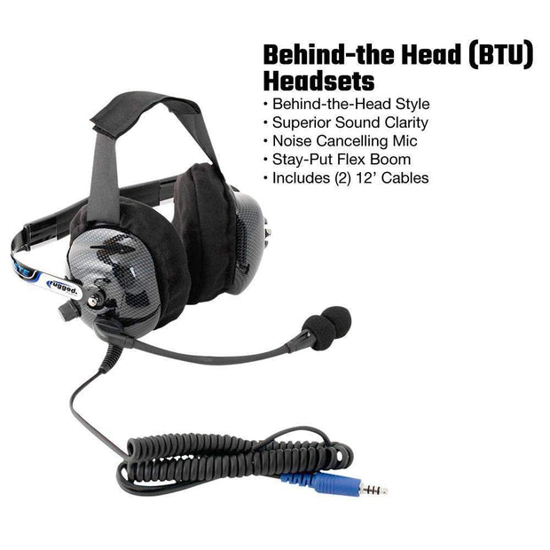 Single Seat Kit with Digital Radio Behind-the-Head H42 Ultimate Headset