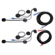 SUPER SPORT Wired Helmet and Cable Kit with Alpha Audio Speakers and Mic