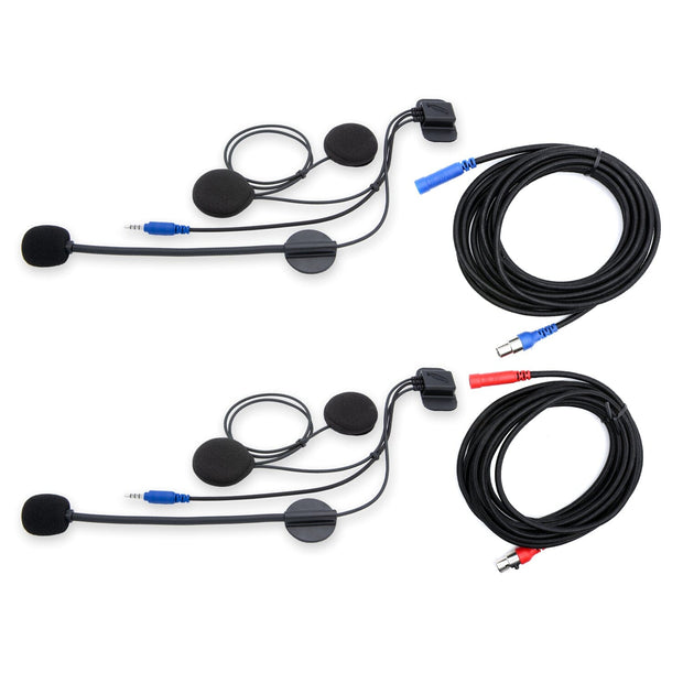 SUPER SPORT Wired Helmet and Cable Kit with Alpha Audio Speakers and Mic