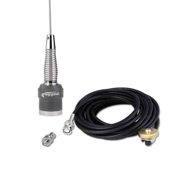VHF External Antenna Kit for Handheld Radios (VHF 144 - 174 MHz) Icom BNC Adapter